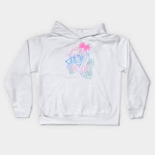 Plant Aesthetic Line Version Kids Hoodie